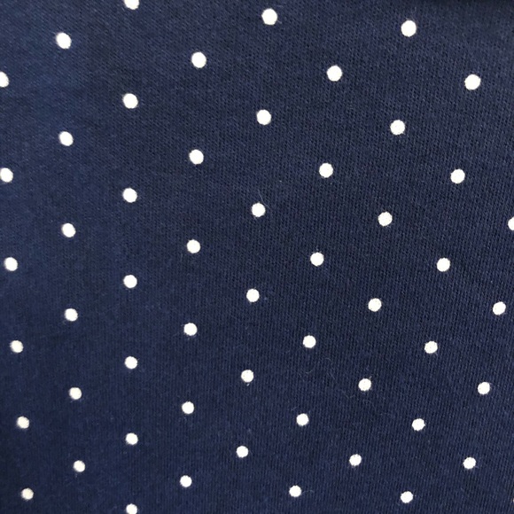 Lands’ End Navy Blue Polka Dot Dress SZ. S - Picture 2 of 4